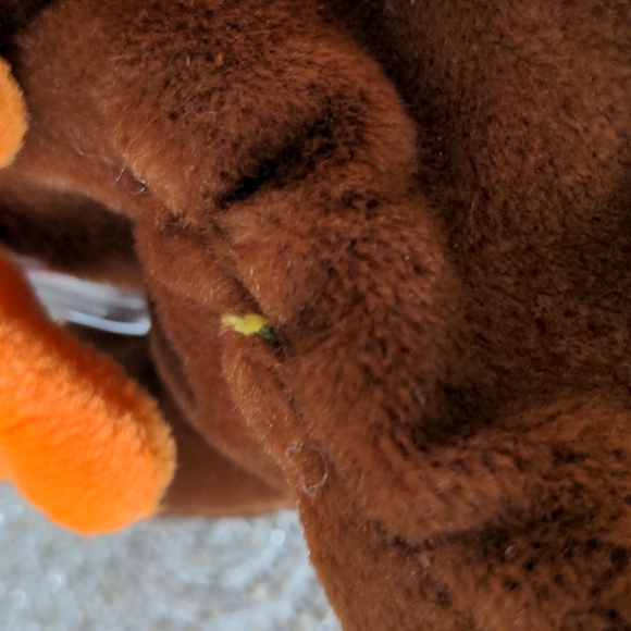 Chocolate Mousse. Err, Chocolate the Moose! A Beanie Baby from 1993 - Picture 4 of 4